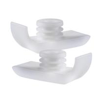 Pacote de 2 Walker Ski Glides DMI Fit para pernas de 2,5 cm