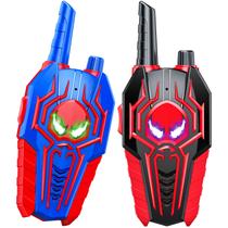 Pacote de 2 Walkie Talkies Evassal Spider para crianças de 3 a 6 anos