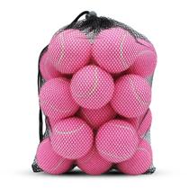 Pacote de 20 bolas de tênis SHYUJAJIE Training para iniciantes, rosa