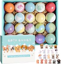 Pacote de 20 bombas de banho Kottke para crianças com bonecos Surprise Puppy