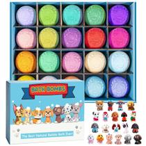 Pacote de 20 bombas de banho Kottke para crianças com cachorrinho surpresa dentro