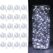 Pacote de 20 Fairy Lights HOBAYS, operado por bateria, 2 m 20 LED Cool White Pacote de 20 Fairy Lights HOBAYS, operado por bateria, 2 m 20 LED Cool White