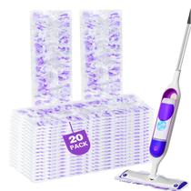 Pacote de 20 recargas Power Mop compatível com Swiffer Power Mop