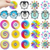 Pacote de 24 Fidget Spinners Desyeryamimi Mini para lembrancinhas infantis