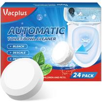 Pacote de 24 limpadores de vaso sanitário Vacplus com alvejante 50g por 30 dias