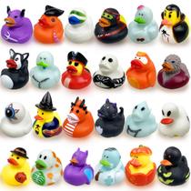 Pacote de 24 Rubber Ducks Anditoy Halloween para brinquedos de banho para crianças