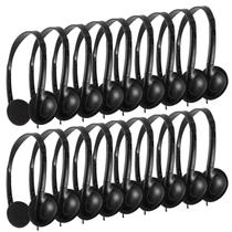 Pacote de 25 fones de ouvido CN-Outlet Wholesale Kids - Preto