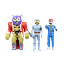 Pacote de 3 bonecos de ação Super7 Reaction GNG A Pacote de 3 bonecos de ação Super7 Reaction GNG A