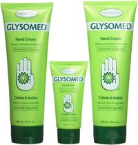 Pacote de 3 cremes para mãos Glysomed (2 x 250 mL + 1 x 50 mL)