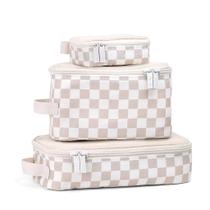 Pacote de 3 organizadores de viagem Packing Cubes Itzy Ritzy Pacote de 3 organizadores de viagem Packing Cubes Itzy Ritzy