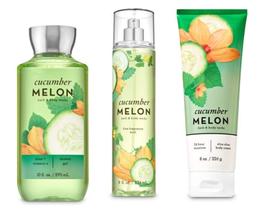 Pacote de 3 peças de pepino e melão da Perfume Bath & Body Works Pacote de 3 peças de pepino e melão da Perfume Bath & Body Works