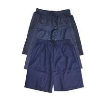 Pacote de 3 shorts de secagem rápida e lisos para homens