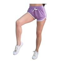 Pacote de 3 shorts esportivos femininos de linhas variadas