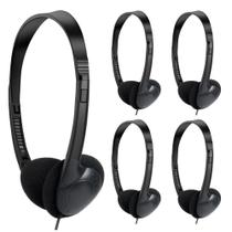 Pacote de 30 fones de ouvido YFSFQS Kids Bulk para crianças em idade escolar pretos