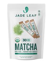 Pacote de 30 g de chá Jade Leaf Matcha Ceremonial Grade Organic
