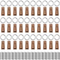 Pacote de 30 luzes de garrafa de vinho FENSTY com bateria de cortiça