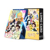Pacote de 30 unidades Lomo Cards Demons Slayers Anime Greeting