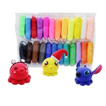 Pacote de 36 massas moldáveis de argila viscosa em cores variadas