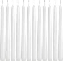 Pacote de 36 velas Taper Candles YOROXRG brancas de 7 a 8 horas de tempo de queima