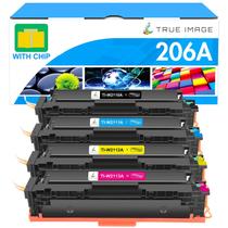 Pacote de 4 cartuchos de toner TRUE IMAGE 206A para HP Laserjet Pro Pacote de 4 cartuchos de toner TRUE IMAGE 206A para HP Laserjet Pro