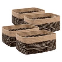 Pacote de 4 cestos de armazenamento OIAHOMY para organizar 30x20x12 cm Pacote de 4 cestos de armazenamento OIAHOMY para organizar 30x20x12 cm