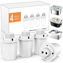 Pacote de 4 filtros de fonte de água de reposição para cães SwSun