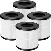 Pacote de 4 filtros de reposição HEPA para purificador de ar para FULMINARE PU-P05/AC201B