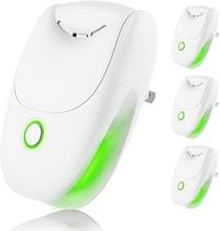 Pacote de 4 ionizadores de ar ZENNITHON Plug-in com 2 velocidades para uso doméstico Pacote de 4 ionizadores de ar ZENNITHON Plug-in com 2 velocidades para uso doméstico