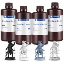 Pacote de 4 kg de resina de impressora 3D ANYCUBIC 405nm SLA com cura UV Pacote de 4 kg de resina de impressora 3D ANYCUBIC 405nm SLA com cura UV