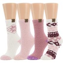 Pacote de 4 pares de meias Lounge BEARPAW Cozy Super Soft