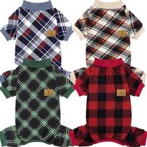Pacote de 4 pijamas para cães XPUDAC para cães pequenos e gatos, 2GG Pacote de 4 pijamas para cães XPUDAC para cães pequenos e gatos, 2GG
