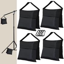 Pacote de 4 sacos de areia para equipamentos de vídeo fotográfico