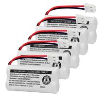 Pacote de 5 baterias de telefone sem fio Ni-MH iMH iMH de 2,4 V 300 mAh