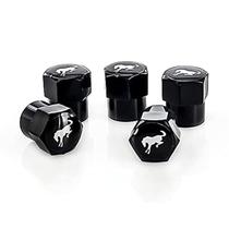 Pacote de 5 capas de haste de válvula para Ford Bronco Black Pacote de 5 capas de haste de válvula para Ford Bronco Black