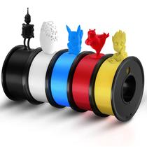 Pacote de 5 cores de filamento de impressora 3D Haosegd PLA 1,75 mm Pacote de 5 cores de filamento de impressora 3D Haosegd PLA 1,75 mm