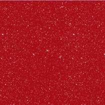 Pacote de 5 Folhas de EVA Brilho (Glitter na Massa) - OUTLET 2ª Linha 40x60cm Vermelho Natal