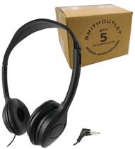 Pacote de 5 fones de ouvido SmithOutlet para sala de aula/bi