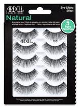 Pacote de 5 pares de cílios postiços Ardell Natural 105 Black Pacote de 5 pares de cílios postiços Ardell Natural 105 Black
