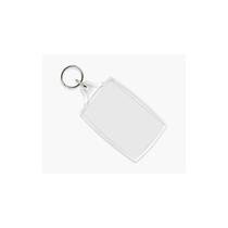 Pacote de 50 chaveiros retangulares de acrílico, foto publicitária