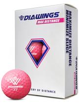 Pacote de 6 bolas de golfe Diawings Max Distance para baixa velocidade de giro Pacote de 6 bolas de golfe Diawings Max Distance para baixa velocidade de giro