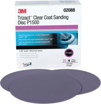 Pacote de 6 discos trizact 3m diferentes gramaturas
