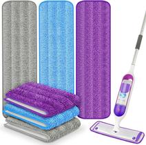 Pacote de 6 esfregões reutilizáveis compatíveis com o Swiffer PowerMop