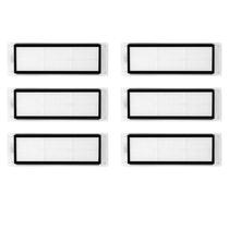 Pacote de 6 filtros de substituição lavável para aspirador Roborock Q5
