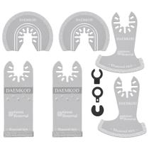 Pacote de 6 lâminas oscilantes de diamante DAEMKOD para ferramenta oscilante Pacote de 6 lâminas oscilantes de diamante DAEMKOD para ferramenta oscilante