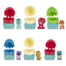 Pacote de 6 persianas Toy Dino Ranch Dino-Mite com 6 bonecos de 6,35 cm