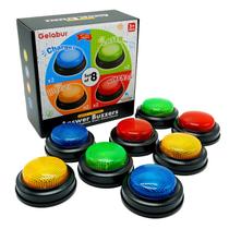 Pacote de 8 Answer Buzzers Gelabur para sala de aula de jogos de perguntas e respostas Pacote de 8 Answer Buzzers Gelabur para sala de aula de jogos de perguntas e respostas