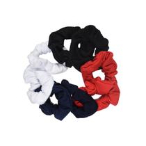 Pacote de 9 acessórios clássicos da Scrunchies Hair Ties Motique Pacote de 9 acessórios clássicos da Scrunchies Hair Ties Motique