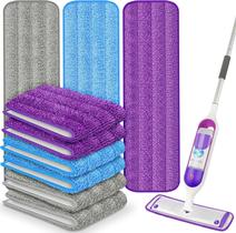 Pacote de 9 recargas Mop Pads compatível com Swiffer PowerMop