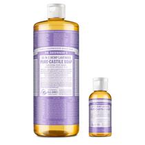 Pacote de 946 ml de sabonete líquido Dr. Bronner's Pure-Castile Lavender