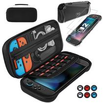 Pacote de acessórios Caxpyik Switch 2 Case 10 em 1 para Nintendo Pacote de acessórios Caxpyik Switch 2 Case 10 em 1 para Nintendo